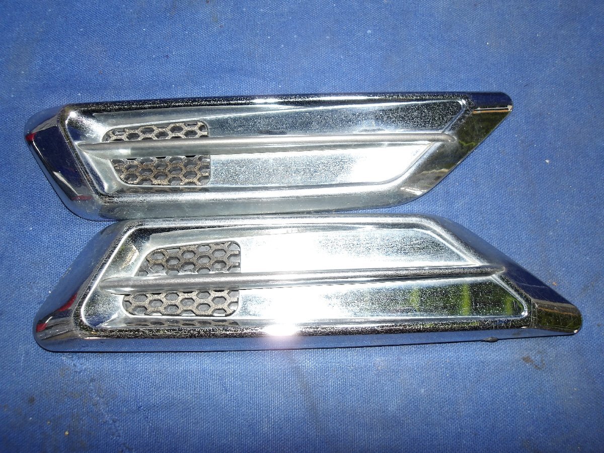 【A】ダイハツ ムーヴカスタム L175S 社外 メッキモール フェンダー用 左右拍卖