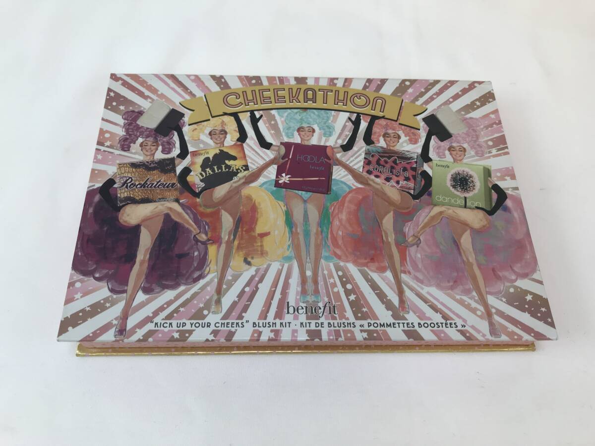 ☆benefit ベネフィット cheekathon チークパレット 中古 ♯208316-34拍卖