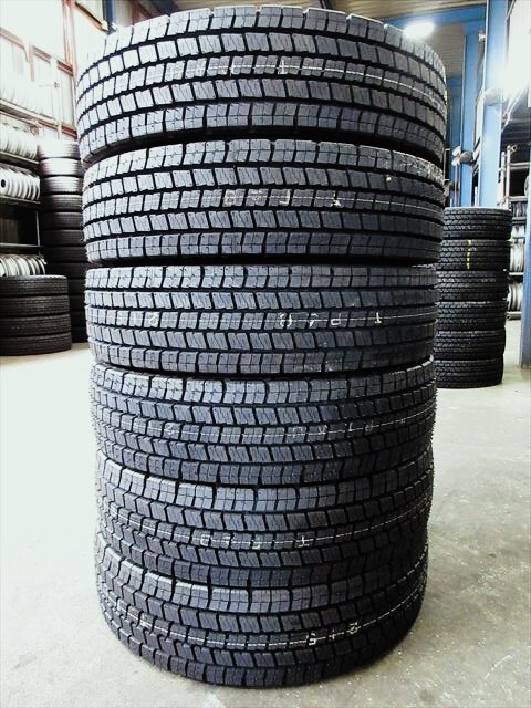 送料無料 新品未使用品 スタッドレス 225/80R17.5 DUNLOP SP068 6本セット 2023年製 イボ付き拍卖