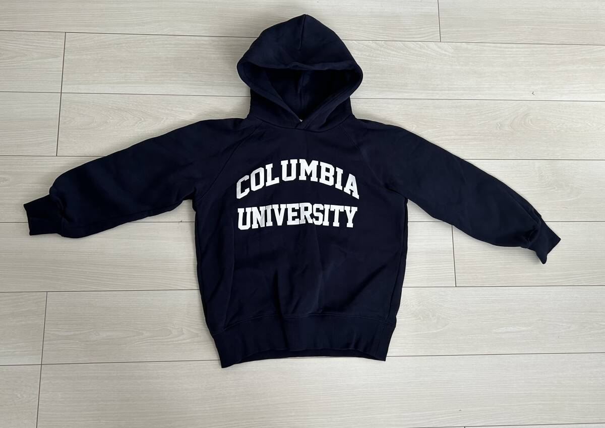 ★ジーユー GU コロンビア大学 COLUMBIA UNIVERSITY カレッジ コラボ パーカー 150サイズ★拍卖