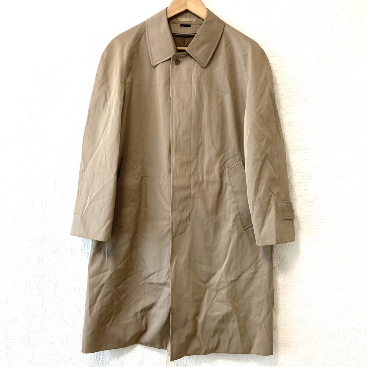 【TSUBAME COAT swallow】ツバメコート スワロー ステンカラーコート ロング アウター ビジネス 通勤 ベージュ 紳士 サイズ88-3A/Y16574UU拍卖