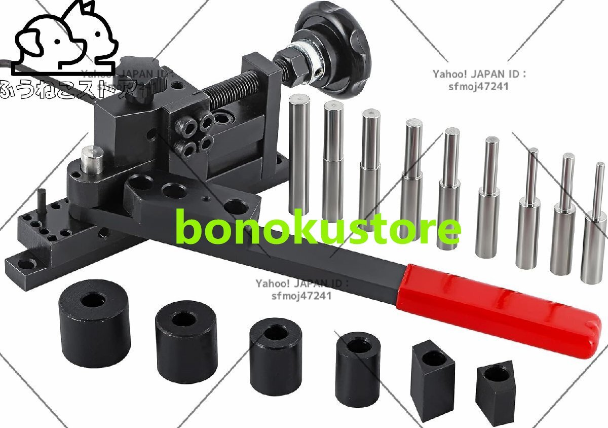 ベンダー パイプ曲げ機 曲げ機 金属曲げ工具 多機能 ミニチュア 10mmワイヤー、30*3mm鉄片に対応 (五代目plus) 拍卖