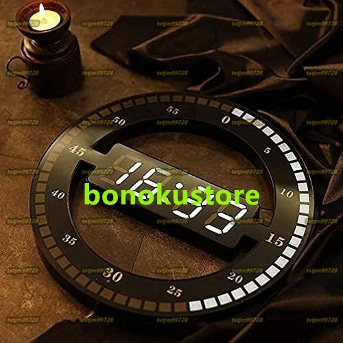 デジタル壁掛け時計LEDディスプレイデスクトップテーブルクロック発光照明装飾24時間表示スマート感作ディスプレイ旅行や家庭用の家の装飾拍卖