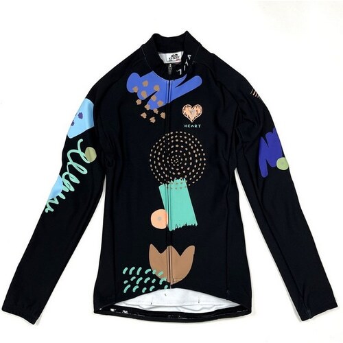 早い者勝ち!7ITA◆サイクルロングスリーブジャージ◆レディース Sサイズ◆Flower BK拍卖