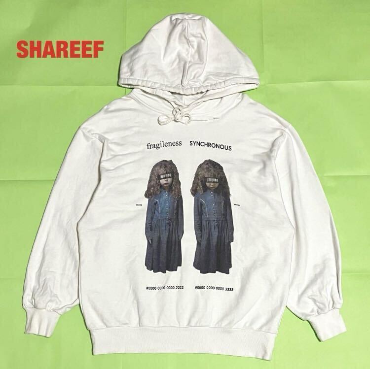 【人気】SHAREEF シャリーフ プルオーバーパーカー 双子 Studious別注 フーディー オーバーサイズ ビッグシルエット 19315701拍卖