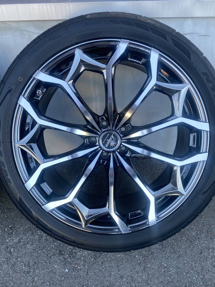 Kranze Zildawn 384EVO 9J 22インチ 114.3 35 クレンツェ ジルドーン 265/40R22 2021年製造 RX ハリアー アルファード ヴェルファイア等に拍卖