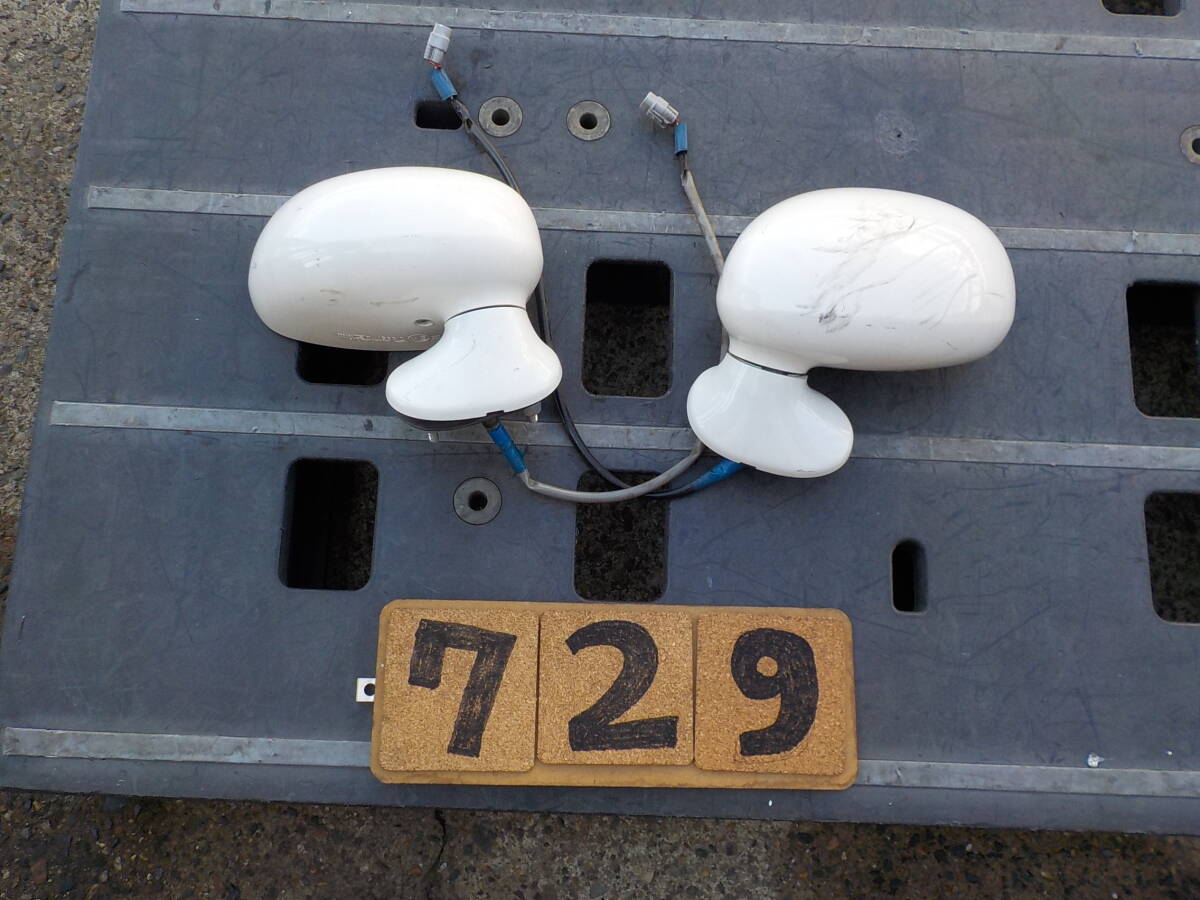 ABA-L880K コペン アクティブトップV 5F 純正 ドアミラ- 左右 キズあり A729拍卖