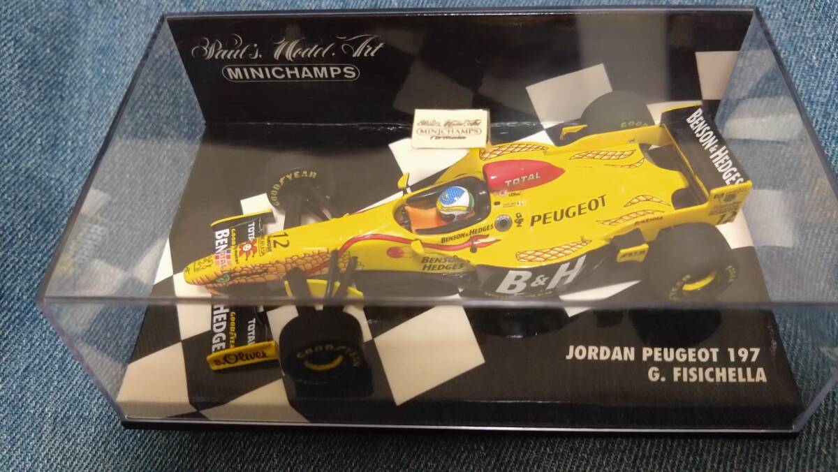 1/43 MINICHAMPS 1997年ジョーダンプジョー197#12 G・フィジケラ 【タバコカスタム】拍卖