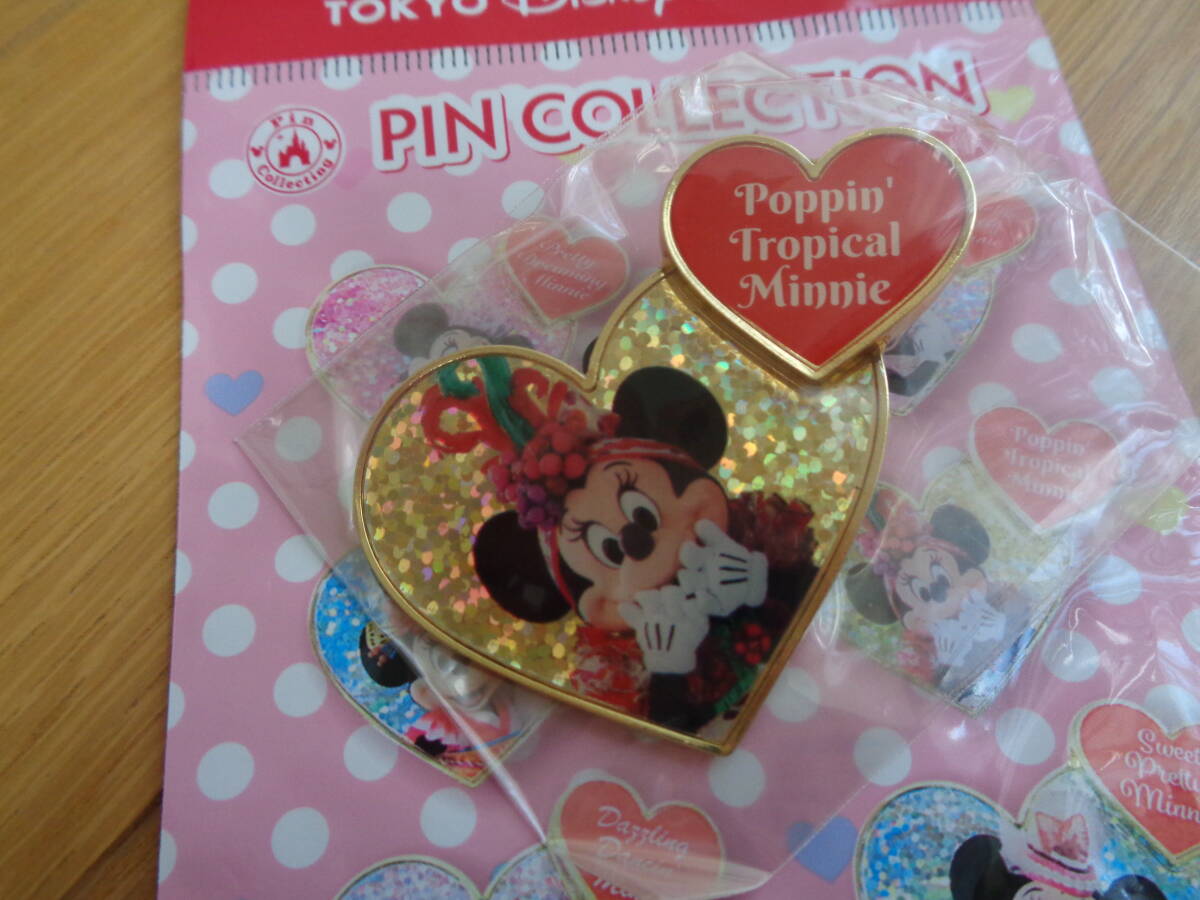 ディズニー☆東京ディズニーリゾート☆新品☆トータリー☆ミニー☆トロピカルスプラッシュ☆ピンバッジ☆disney☆ハート拍卖