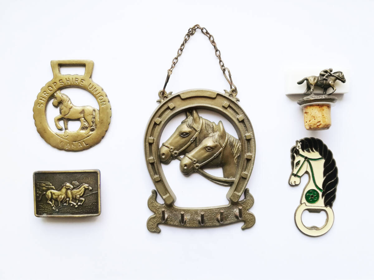 ◎アンティーク・コレクション 5点【馬の飾り物】拍卖