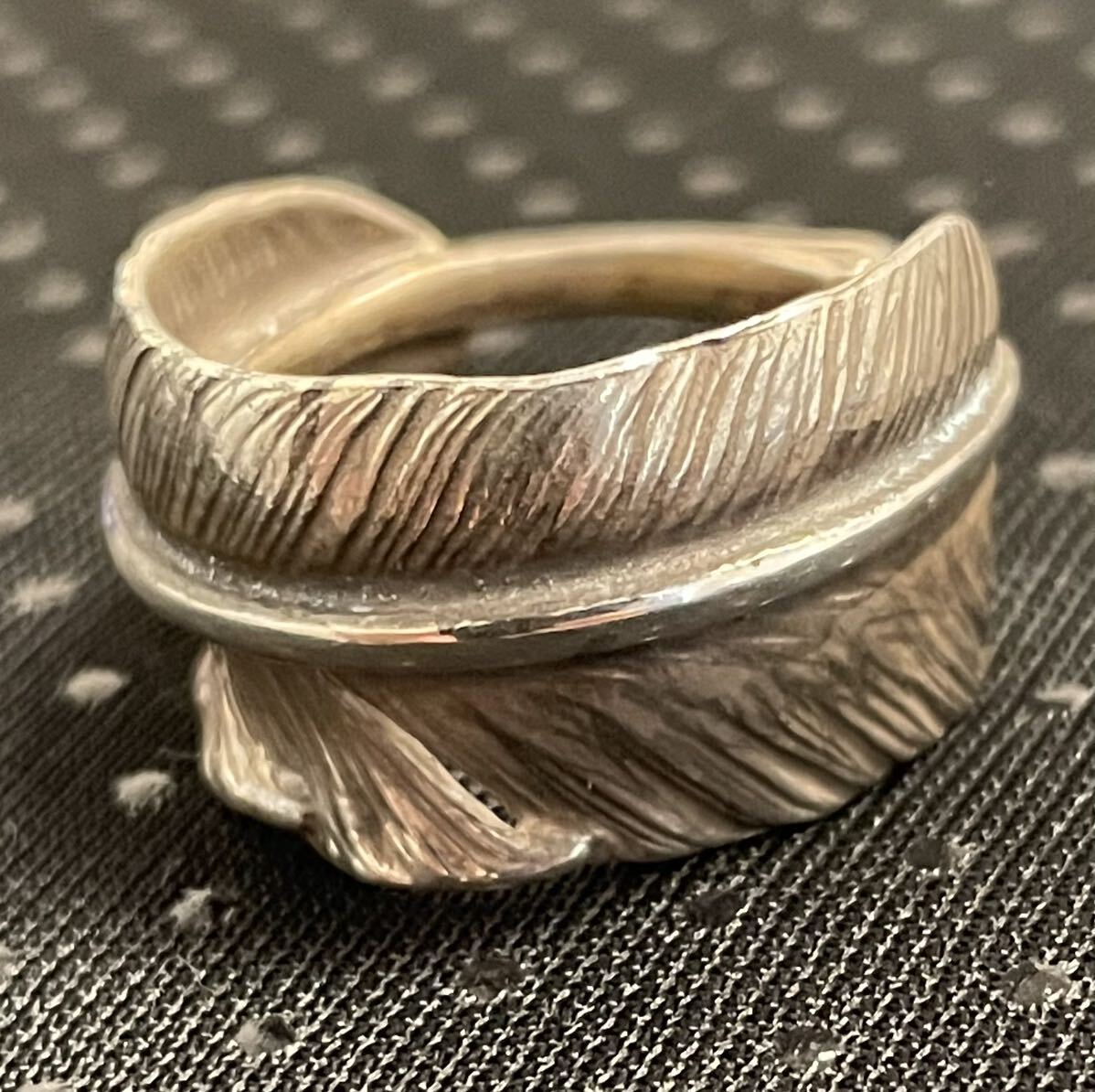 ★超美品★goro's★SV特大フェザーリング★25号★ゴローズ指輪リング★SV特大プレーンフェザー★拍卖