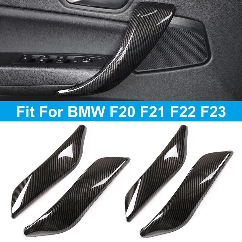 BMW 1シリーズ 2シリーズ カーボン インナー ドア ハンドル パネル カバー 4点 F20 F21 F22 F23 F87 M2 アシストグリップ トリム拍卖
