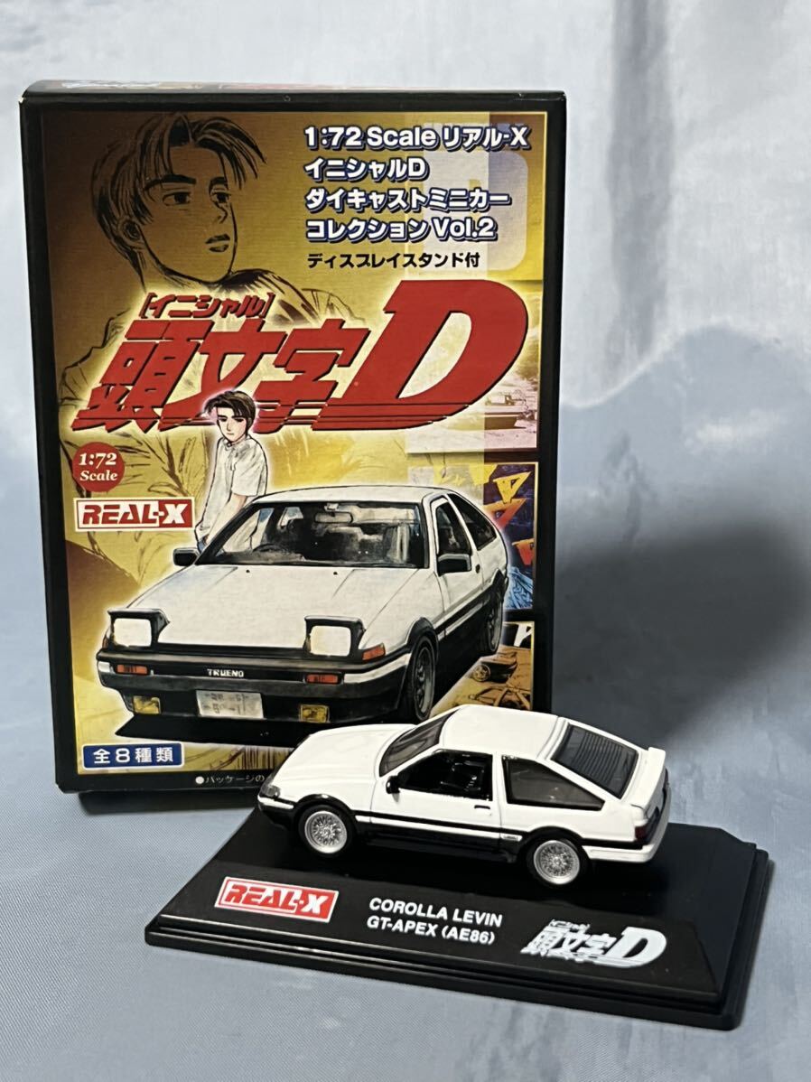 REAL-X(リアルX) 頭文字D カローラ レビン AE86 (1/72)拍卖