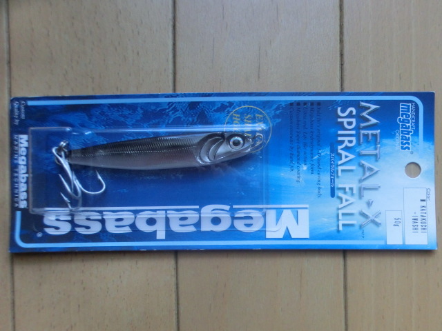 新品未開封 メガバス メタルX スパイラルフォール 50g M KATAKUCHI IWASHI MEGABASS METAL-X SPIRAL FALL拍卖