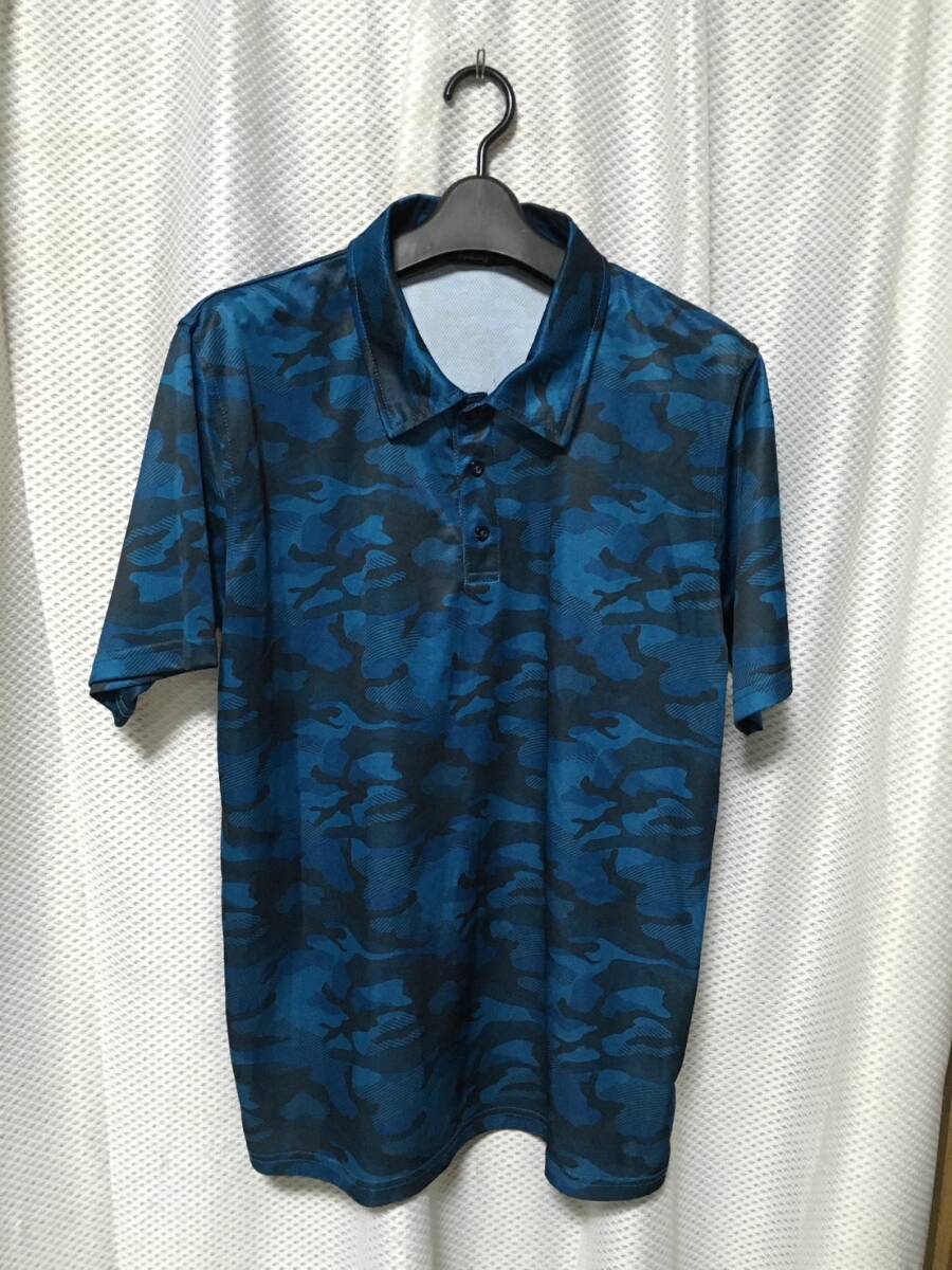 お買い得513/LL♪♪Lapwing ゴルフ 総柄 半袖ポロシャツ Used 拍卖