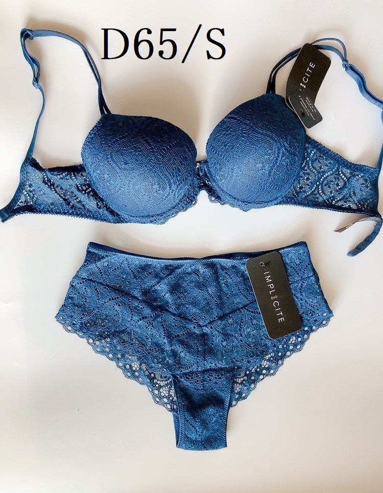 D65+S☆IMPLICITE・アンプリシット  高級海外ランジェリーセット ワンホックブラ拍卖