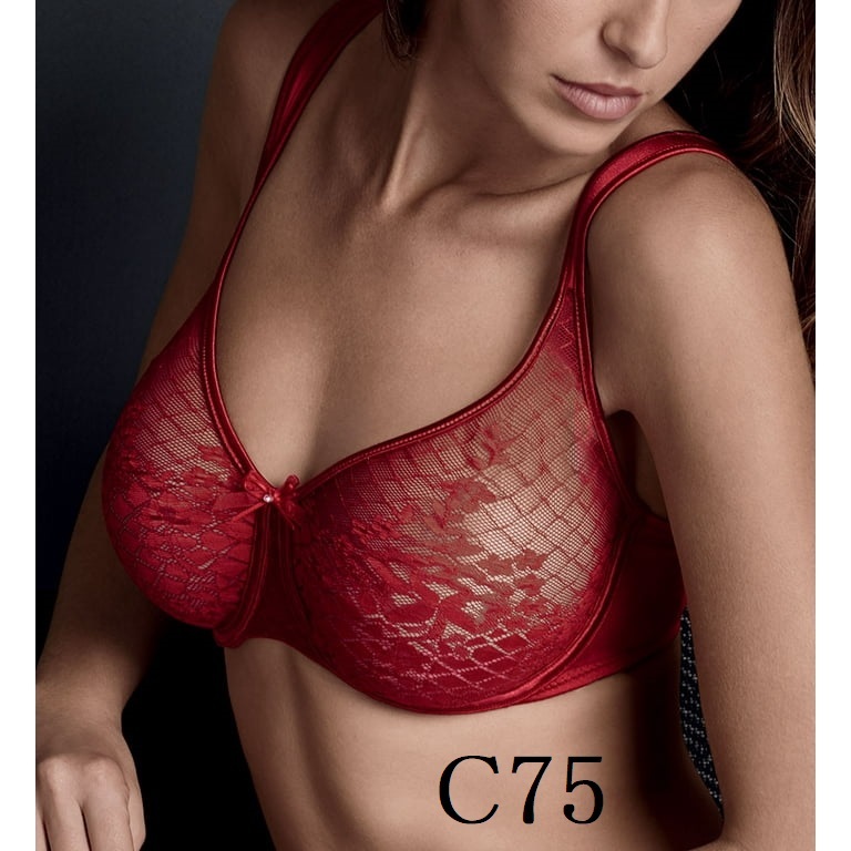 C75☆EMPREINTE IRINA ・オンプランテ高級海外 大人ブラ 赤拍卖