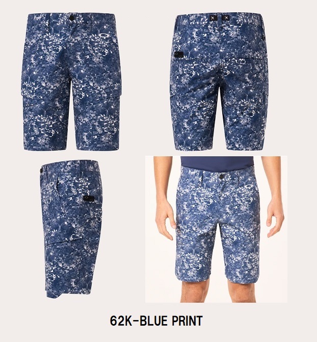 ネコポス発送 オークリー 【OAKLEY】 メンズ スカル ブルーム クオーツ ショートパンツ FOA406458 ブルー系 36 【2589】拍卖