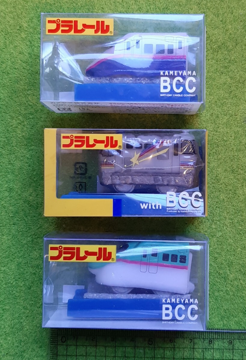 プラレールキャンドル3個セット★カシオペア&はやぶさ&E2系新幹線 プラレール タカラトミー拍卖