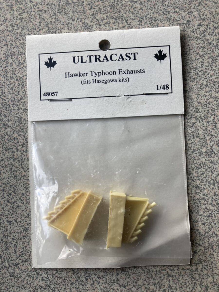 ULTRACAST Hawker Typhoon Exhausts (fits Hasegawa kits) 1/48ガレージキット拍卖