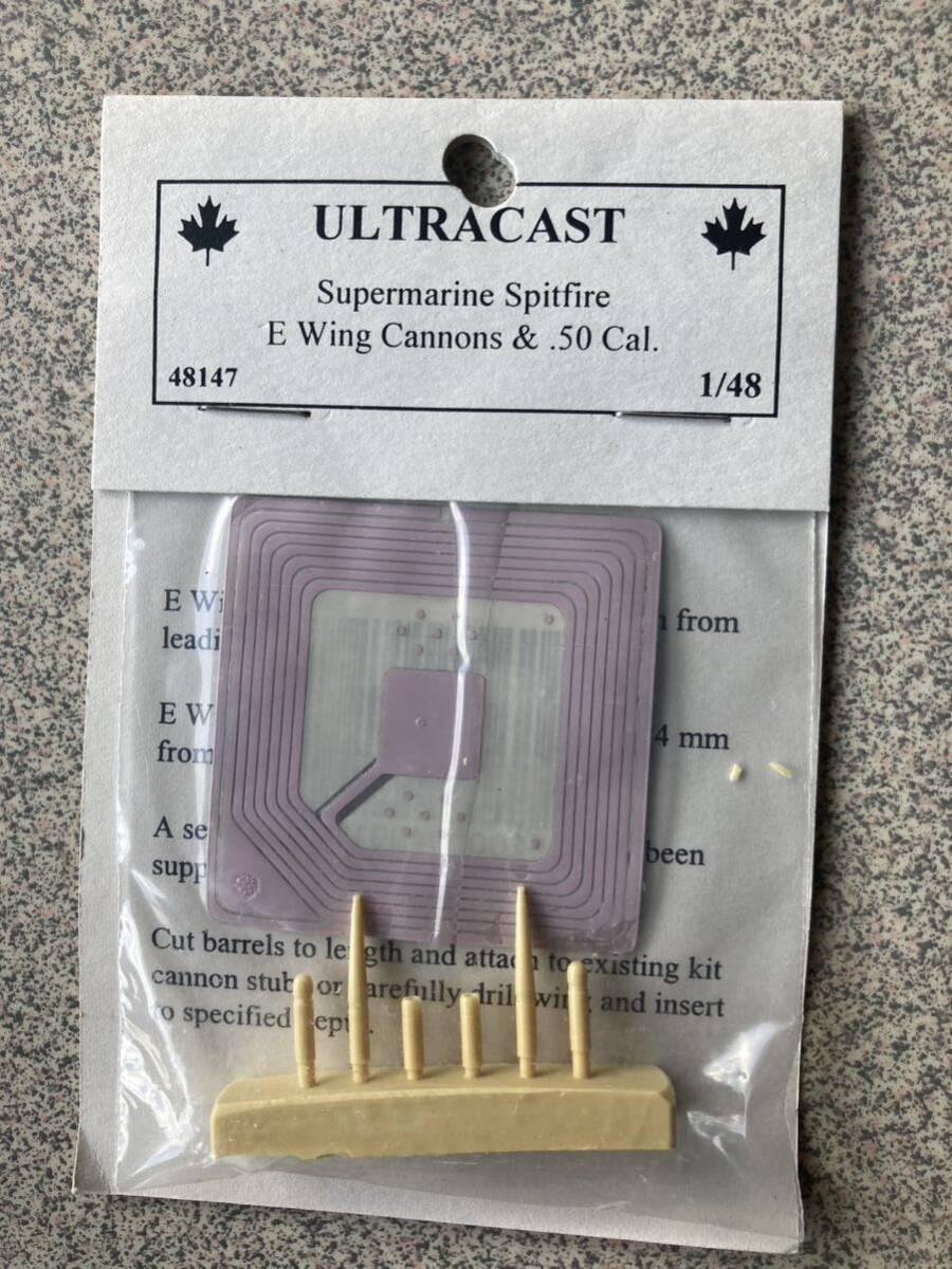 ULTRACAST Supermarine Spitfire E Wing Cannons & .50 Cal. 48147 1/48ガレージレジンキット拍卖