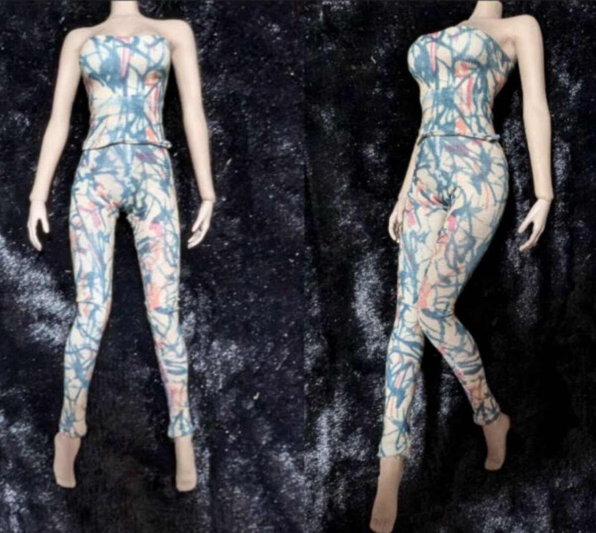 1/6ドール用 TBLeague ファイセンS07 クールガール チューブトップ スキニーパンツ拍卖