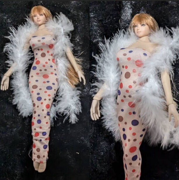 1/6ドール用 TBLeague ファイセンS07 クールガール カクテルドレス ファー拍卖