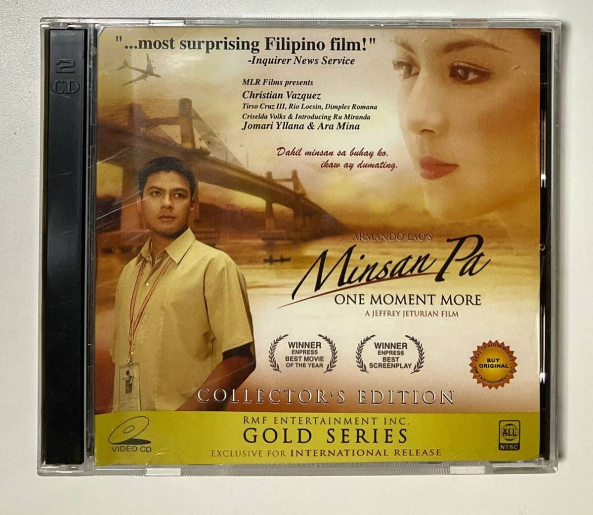 2よ★00069 輸入盤 ビデオCD2枚組 フィリピン映画 Minsan Pa ONE MOMENT MORE コレクターズ盤拍卖