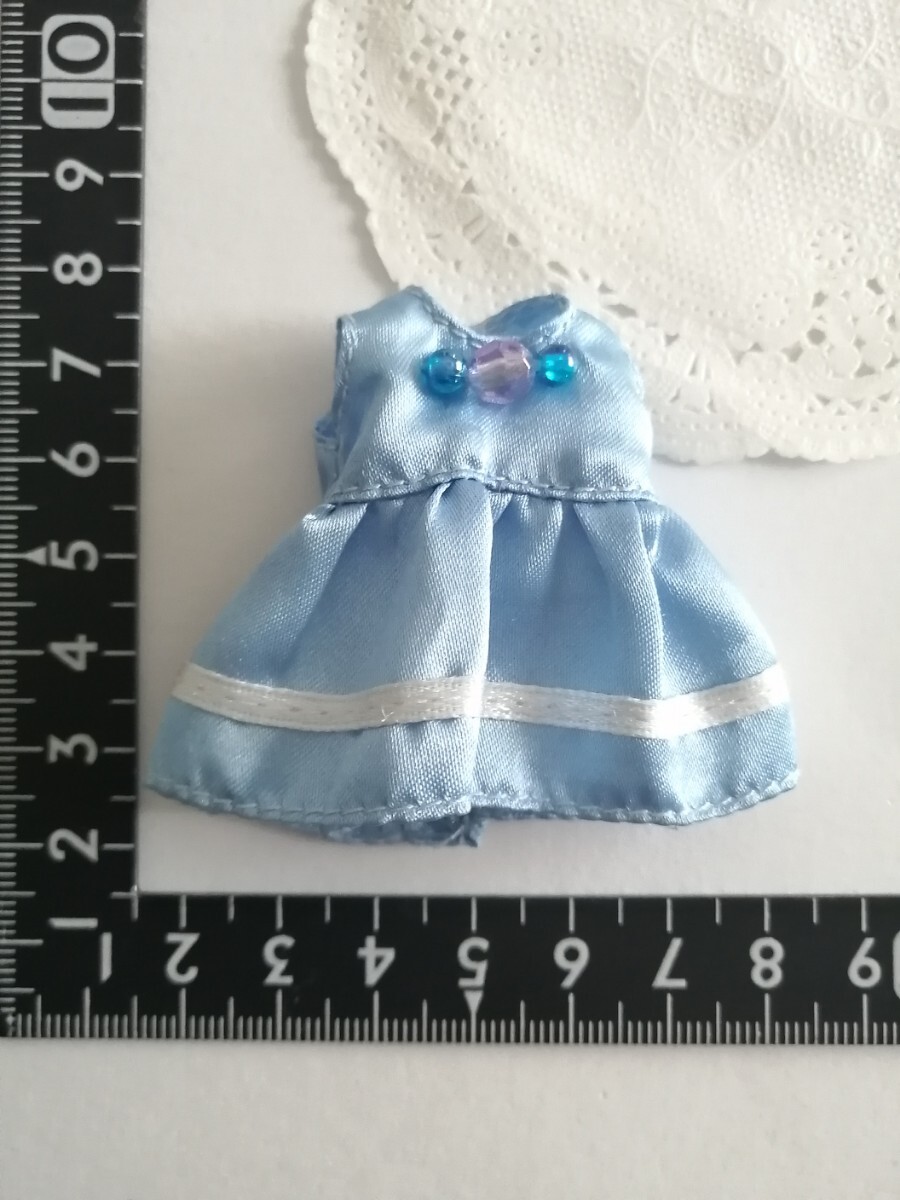 4r620 ドール用 リカちゃん 幼稚園 園児 サイズ ようちえん ワンピース 水色 ミキマキ拍卖