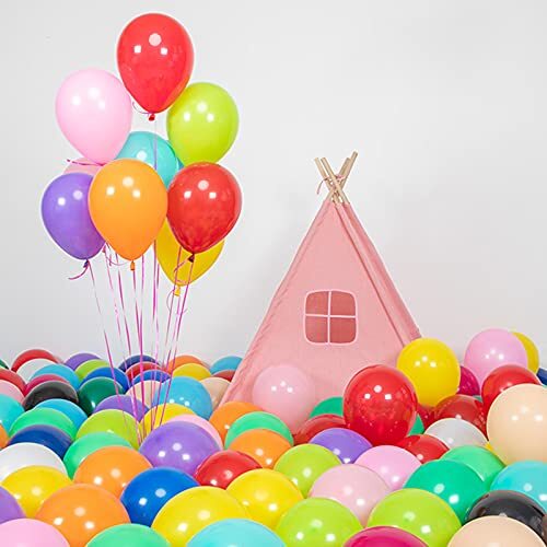 BTZO バルーン ゴム風船 飾り付け 100個入 10インチ 丸風船 ラテックスバルーン 飾り付け 誕生日 結婚式 店拍卖