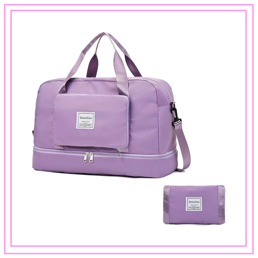 ◆旅行バッグ パープル 全面防水 3WAY キャリーバッグ ボストンバッグ 35L大容量拍卖