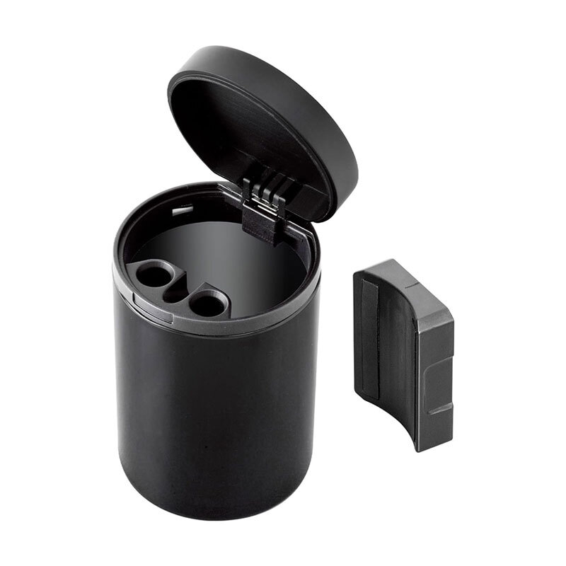 どこでもマグネットボトルアッシュ ブラック 灰皿 吸い殻入れ 磁石取付可能 アウトドア等でも便利 セイワ WA131拍卖