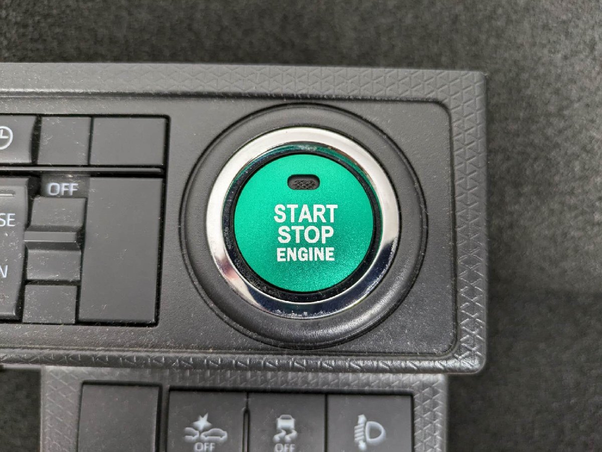 デザイン性UP♪ エンジン スタート スイッチ カバー 緑 ムーヴカスタム LA100S LA110S カスタムX G リミテッド カスタムRS拍卖