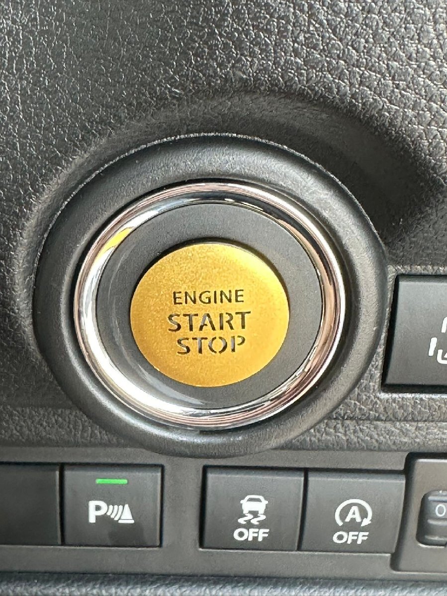 デザイン性UP♪ エンジン スターター スイッチ カバー 金 マツダ フレアカスタムスタイル MJ34S MJ44S XS XT HS HT拍卖