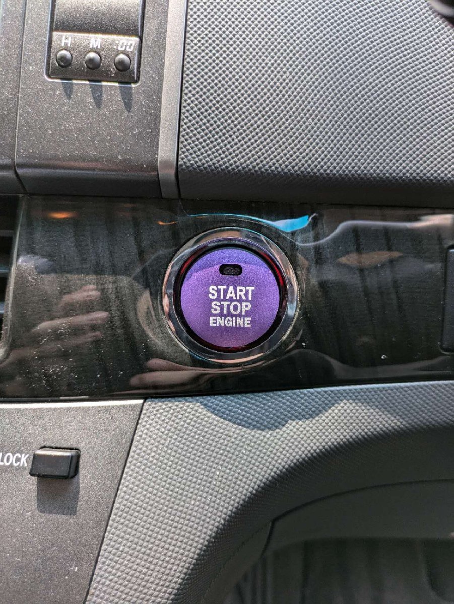 デザイン性UP♪ エンジン スターター スイッチ カバー 紫 ウィッシュ 20 系 1.8X 1.8A 1.8S 2.0G 2.0Z拍卖