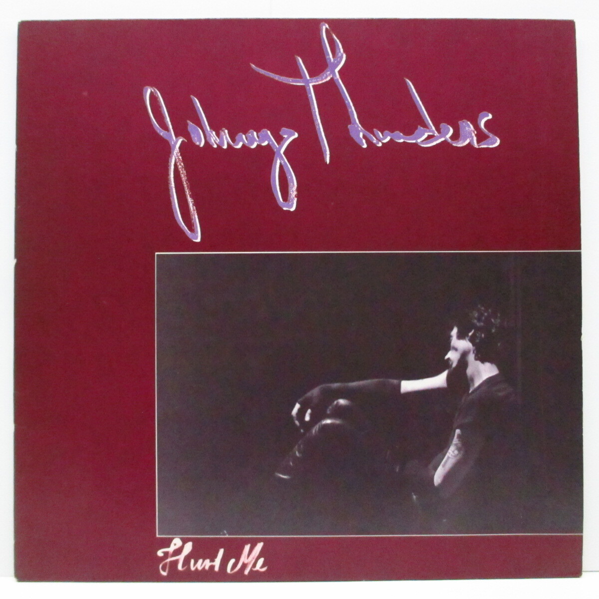 JOHNNY THUNDERS(ジョニー・サンダース)-Hurt Me (France オリジナル「黒・ピンクラベ」LP拍卖