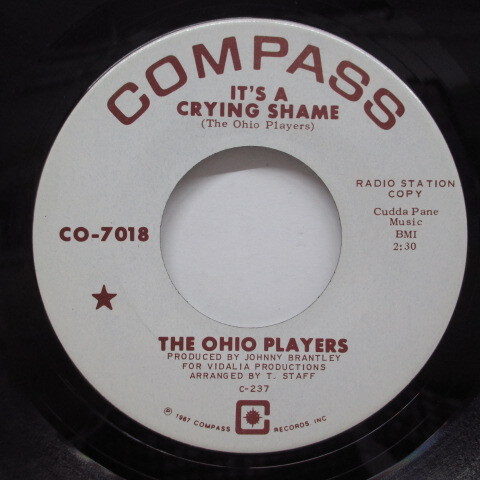 OHIO PLAYERS()-It's A Crying Shame (US Promo)拍卖