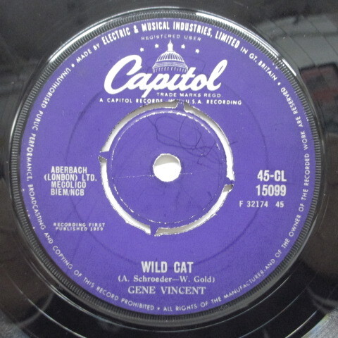 GENE VINCENT()-Wild Cat (UK Orig)拍卖