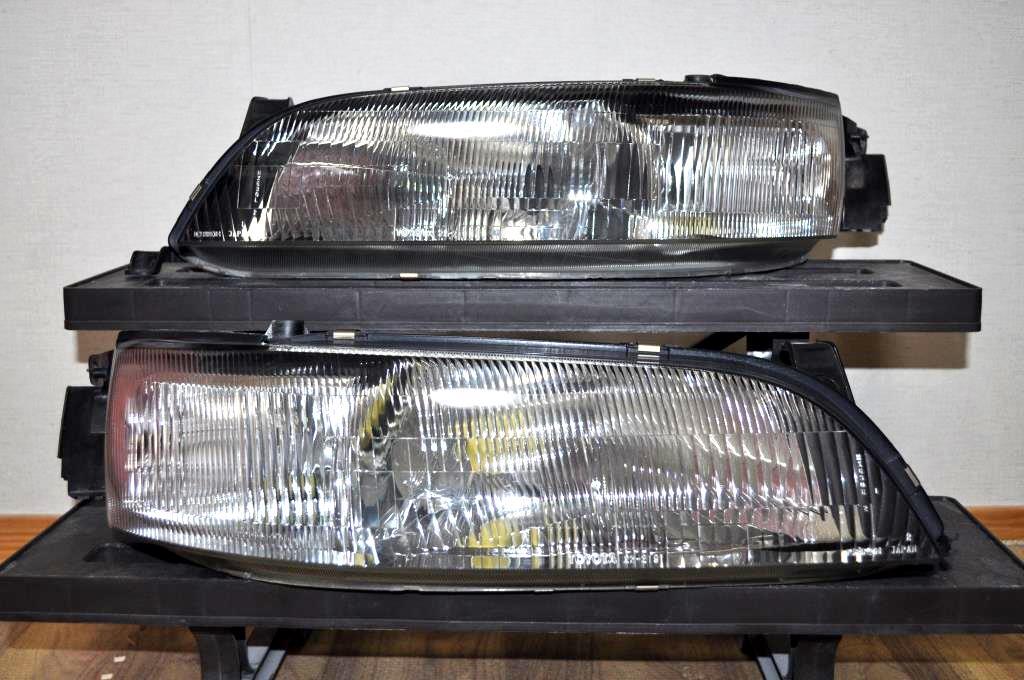 希少 美品 黄ばみ無 JZX90 JZX91 GX90 GX91 マークⅡ 純正 ハロゲン ヘッドライト 左右 セット ICHIKOH 22-219 ① ツアラー コーティング済拍卖