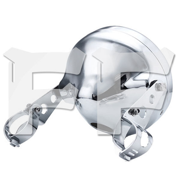 送料無料● ハーレー ヤマハ ホンダ スズキ ヘッドライト グリル カバーオートバイ シルバー クローム 7インチLEDヘッドライトに適合!!拍卖