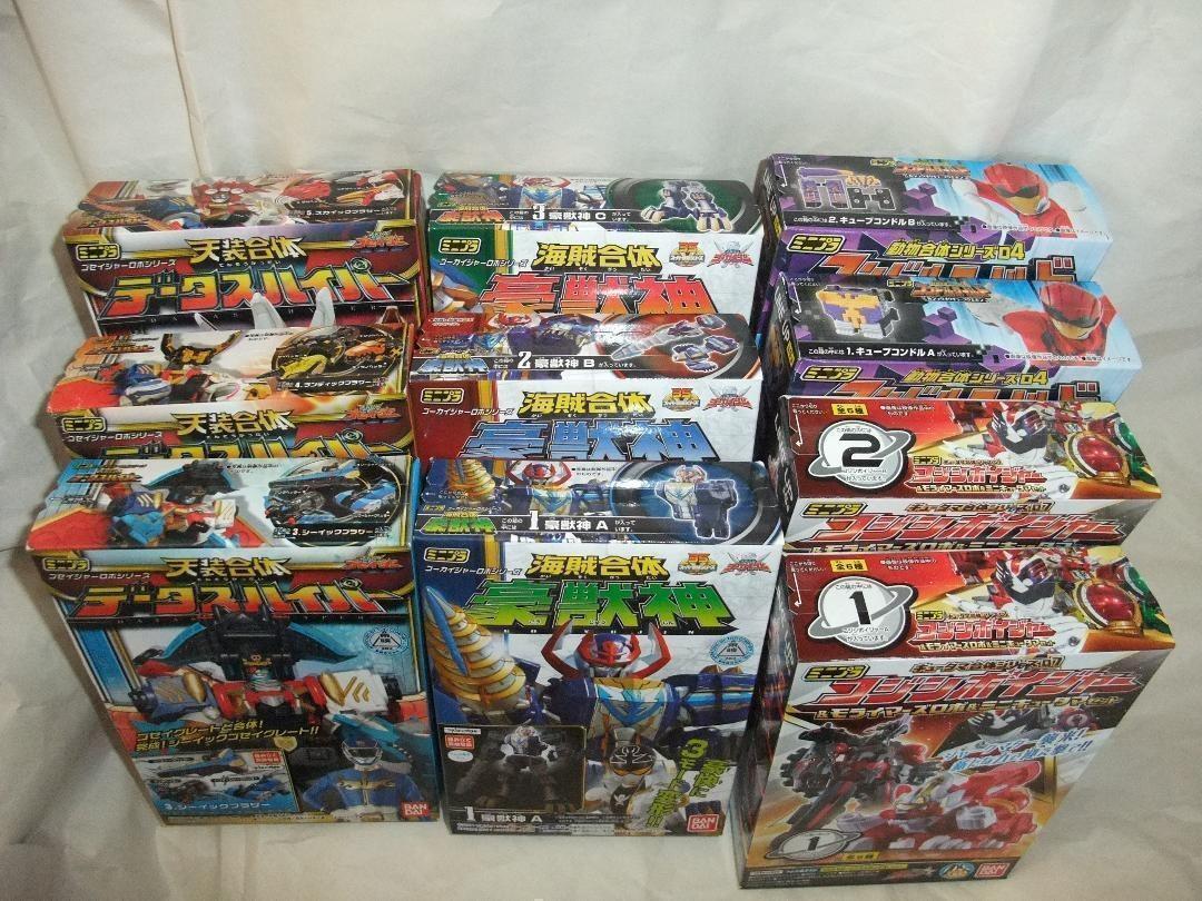 ミニプラ 豪獣神 ブンブンジャーロボ ビュンビュンマッハーロボ ドンオニタイジン 虎龍攻神 オミコシフェニックス セット拍卖