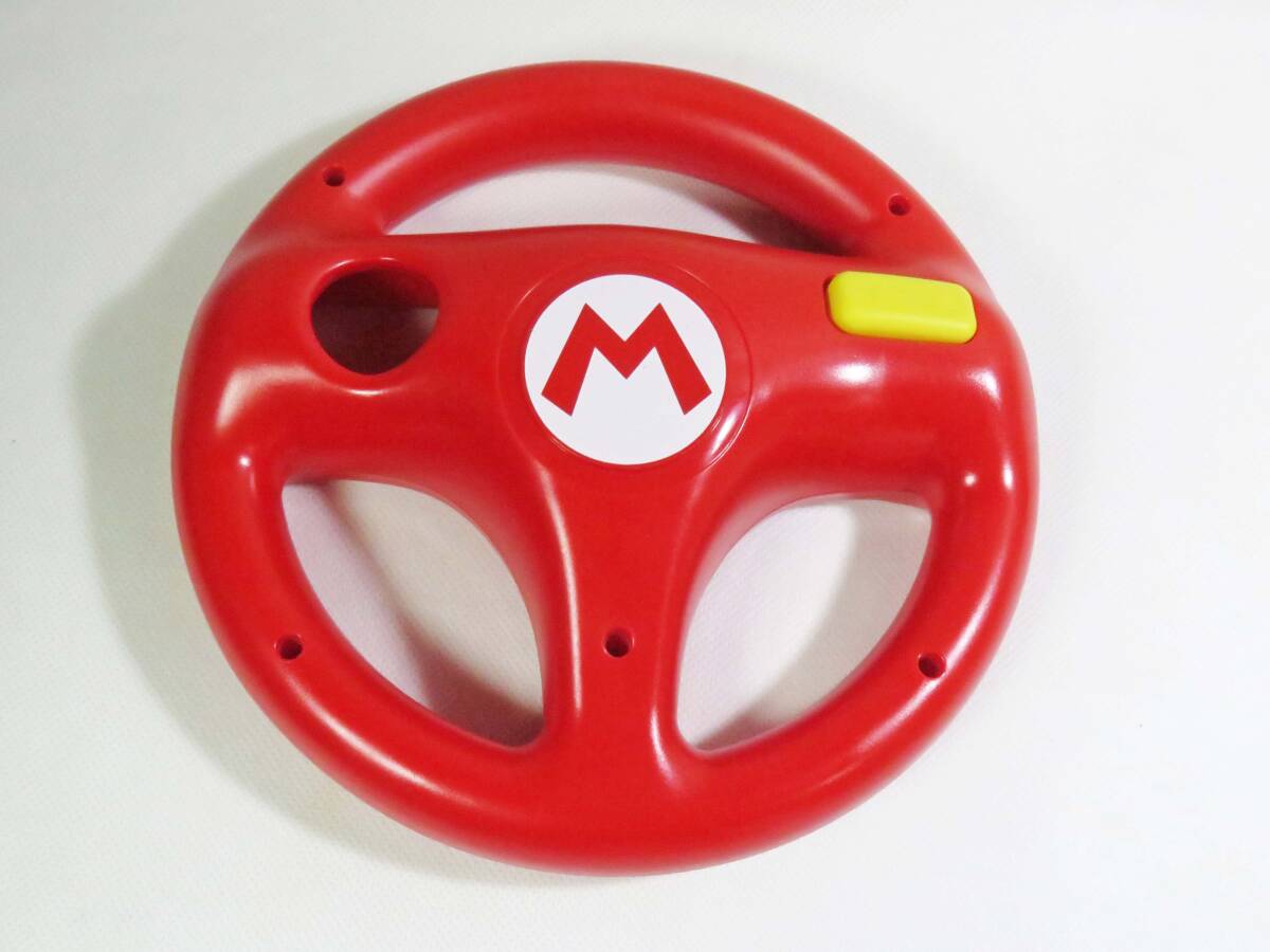 Wii WiiU ◇ HORI マリオカート8 ハンドル for Wiiリモコン マリオ レッド拍卖
