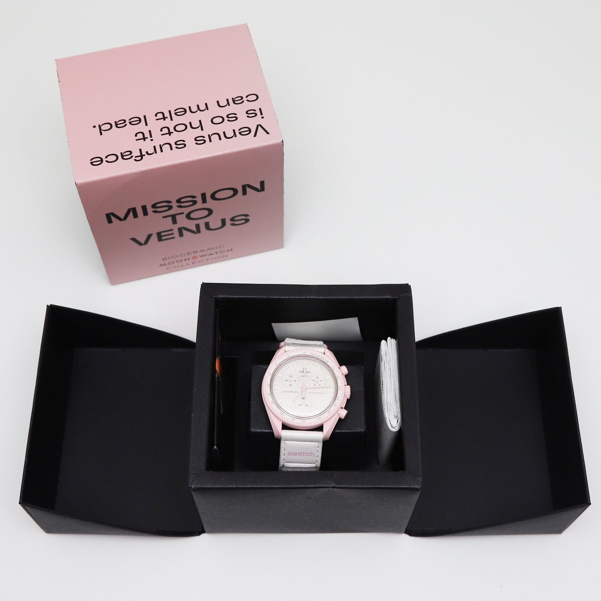 中古品 オメガ×スウォッチ Bioceramic MoonSwatchコレクション 新作 腕時計 MISSION TO VENUS OMEGA×SWATCH拍卖