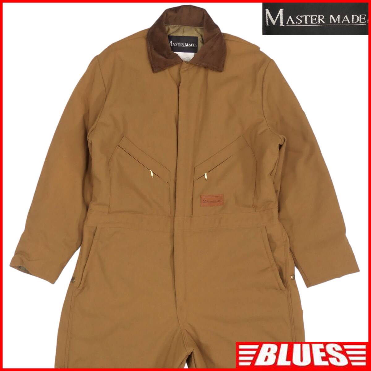 即決★アメリカ製 MASTER MADE★メンズ XL オーバーオール マスターピースメイド メンズ ワークパンツ DIY サロペット アウトドア ツナギ拍卖