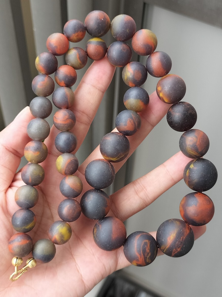 灰琥珀 竜涎香 塔鏈 首に負担がないの軽い素材 ネックレス拍卖