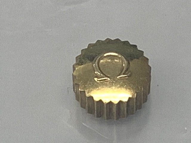 未使用 OMEGA オメガ ビンテージ部品  純正リューズ 金色 6.4mm (TO24038)送料無料拍卖