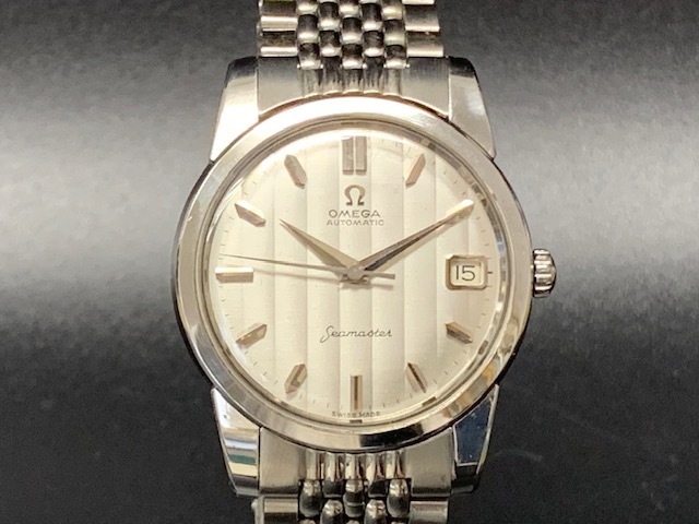 希少 OMEGA オメガシーマスター1962年製 ラウンドケースシャドウストライプ Cal.562 ステンレススチール 中古(TO24046)送料無料拍卖