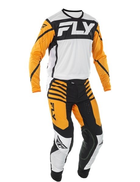 XL/34インチ MXウェア 上下セット FLY LITE ホワイト/ブラック/マスタード ジャージ&パンツ モトクロス 正規輸入品 WESTWOODMX 25拍卖