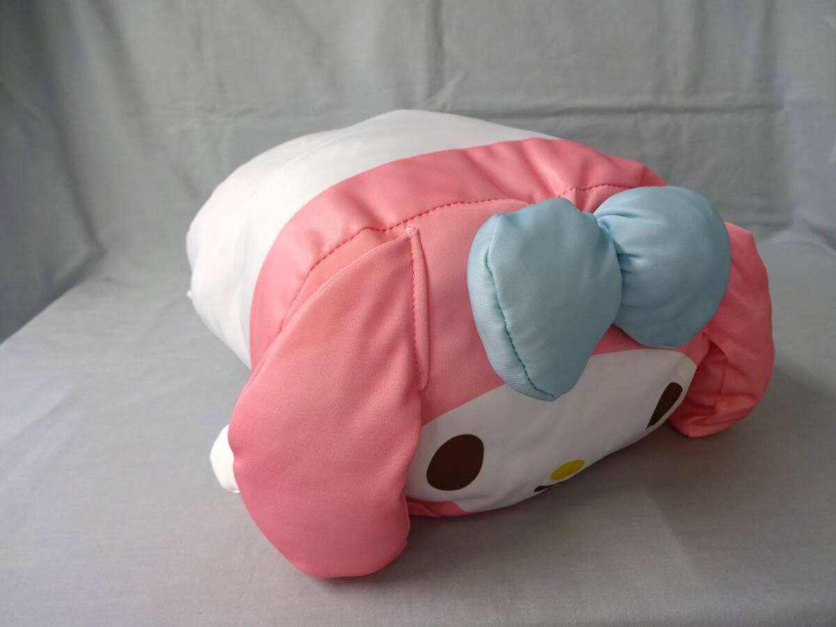【紙タグ付き】マイメロディ ひんやり寝そべりクッション 全長:約42cm 幅:約26cm 高さ:約15cm 接触冷感 ぬいぐるみ サンリオ拍卖