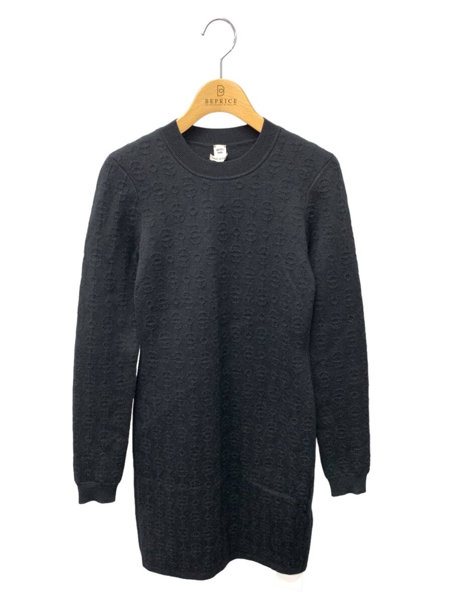 HERMES エルメス ニットワンピース 34 ブラック カシミヤ シルク ITTIG7NOOL3S拍卖